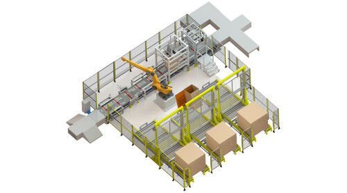 Automated Carton Packing Machine Line Custom Assembly Automation
